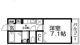 エスペランサ  ｜ 大阪府枚方市山之上１丁目（賃貸アパート1K・2階・26.11㎡） その2