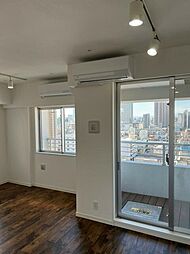 FISS 11階ワンルームのリビング/ダイニング