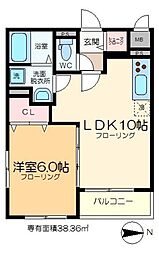 間取図画像 1LDK