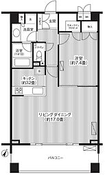 グランハイツ代々木 3階1LDKの間取り