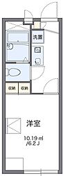 レオパレスオッチモ 1Kの間取図画像