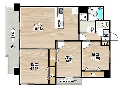 間取り：間取図