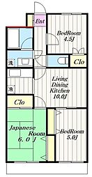 グランフォルム愛甲石田 3LDKの間取図画像