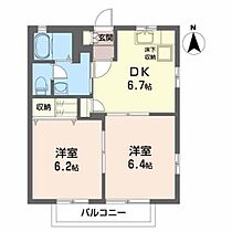 ヴェルジュコリーヌ 101 ｜ 宮城県宮城郡利府町森郷字蓮沼12-1（賃貸アパート2DK・1階・42.00㎡） その2