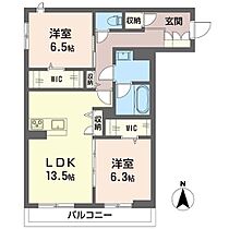 アンソレイユ 00107 ｜ 群馬県高崎市貝沢町1294-1（賃貸アパート2LDK・1階・68.61㎡） その2