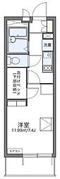レオパレスモワ 1Kの間取図画像