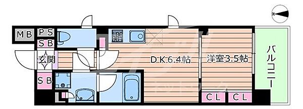 アーバンドルフ天満 ｜大阪府大阪市北区同心２丁目(賃貸マンション1DK・11階・28.87㎡)の写真 その2