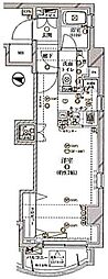 アクロス文京 ワンルームの間取図画像