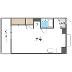 地録ビル・2 ワンルームの間取図画像