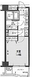 神戸アスタカレッジハイツ 1Kの間取図画像