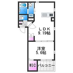 ヒカリコート 2階/-