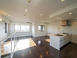 フレンシア外苑西 7階2LDKのリビング/ダイニング