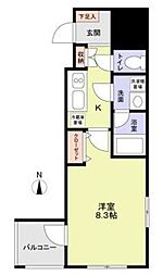 Patria 1Kの間取図画像