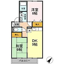 セジュールベスタ 205 ｜ 高知県高知市高須２丁目（賃貸アパート2DK・2階・50.42㎡） その2