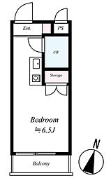 メインステージ中井駅前 ワンルームの間取図画像