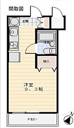 G-1BLDG.本中山 ワンルームの間取図画像