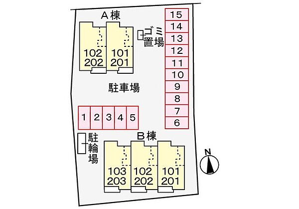 香川県高松市川部町(賃貸アパート2LDK・2階・57.07㎡)の写真 その16