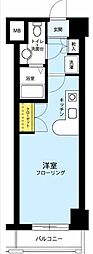 カーサ大井町 1Kの間取図画像