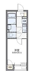 レオネクストグランツ・ハイツ 1Kの間取図画像