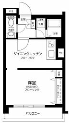 ステージファースト幡ヶ谷 4階1DKの間取り