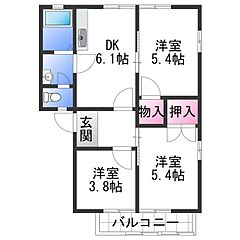 物件の間取り