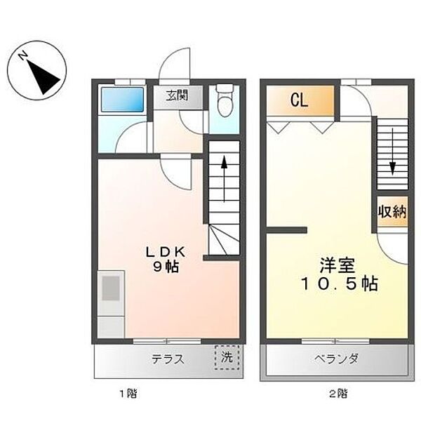 中山マンション ｜埼玉県川口市安行出羽４丁目(賃貸テラスハウス1LDK・1階・48.92㎡)の写真 その2