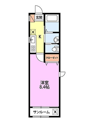 パラディV_間取り_0
