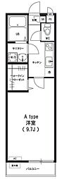 リブリ・つばき 1Kの間取図画像