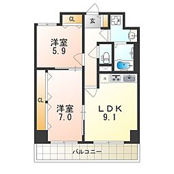 グランデュール林寺 5階