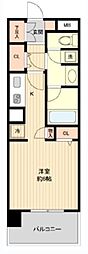 グラディート町田 ワンルームの間取図画像