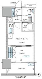 江東区大島4丁目マンション 1DKの間取図画像