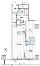 栖 浅草蔵前 10階2LDKの間取り