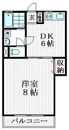 間取図画像 1DK