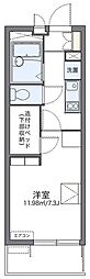 レオパレスNeeds 1Kの間取図画像