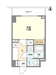 L・BASE押上South 1Kの間取図画像
