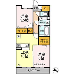 物件の間取り