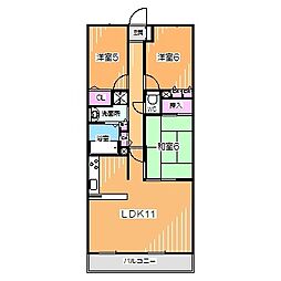 ソルプラーサ堺1番館 3LDKの間取図画像