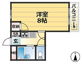 兵庫県神戸市灘区日尾町２丁目（賃貸マンション1K・4階・23.65㎡） その2