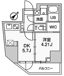 アークマーク巣鴨sta. 10階1DKの間取り