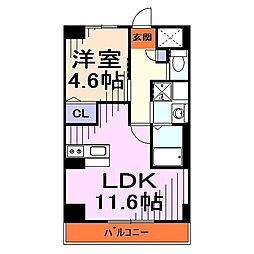 間取図画像 1LDK