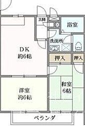 間取図画像 2DK