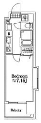 ヴェルト川口 1Kの間取図画像