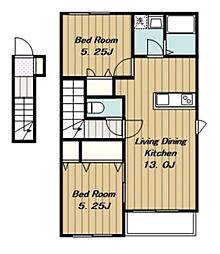 グリーンヒルズ 2階