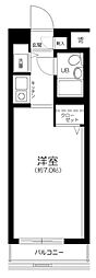 ダイアパレス氷川台 1Kの間取図画像