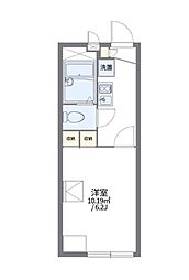 レオパレスベルピーノ 1Kの間取図画像