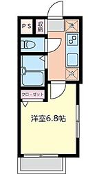 GoodWillたまプラーザ 1Kの間取図画像
