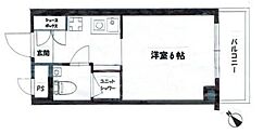 小柳ビル ワンルームの間取図画像
