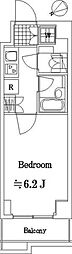 ルーブル東武練馬 1Kの間取図画像