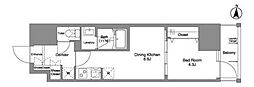 Daffitto錦糸町 1DKの間取図画像