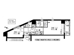 Sマンション 2階2Kの間取り